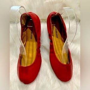 Lucky brand red flats